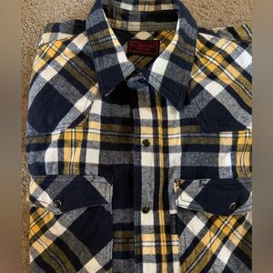 Men’s Five Brother Heavy Weight Deluxe Flannel Long Sleeve Shirt size L-R